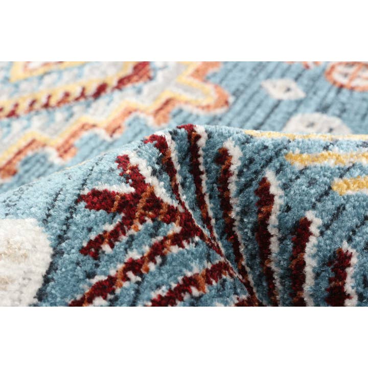 Aqua Gypsy Blue Area Rug for wholesale on Faire3