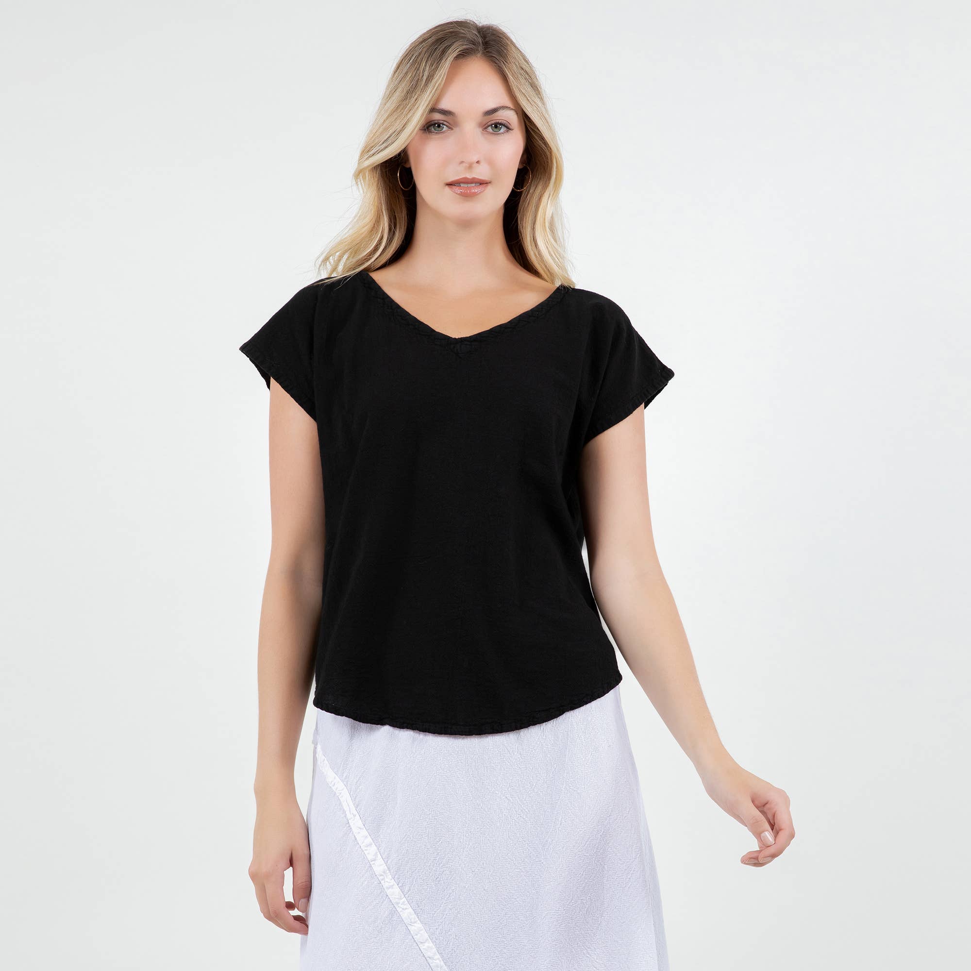 Cottonways – Großhandel Bluse – Damen – Meagan Top aus 100% — perfekte Mullgarmgarnitur aus Baumwolle17