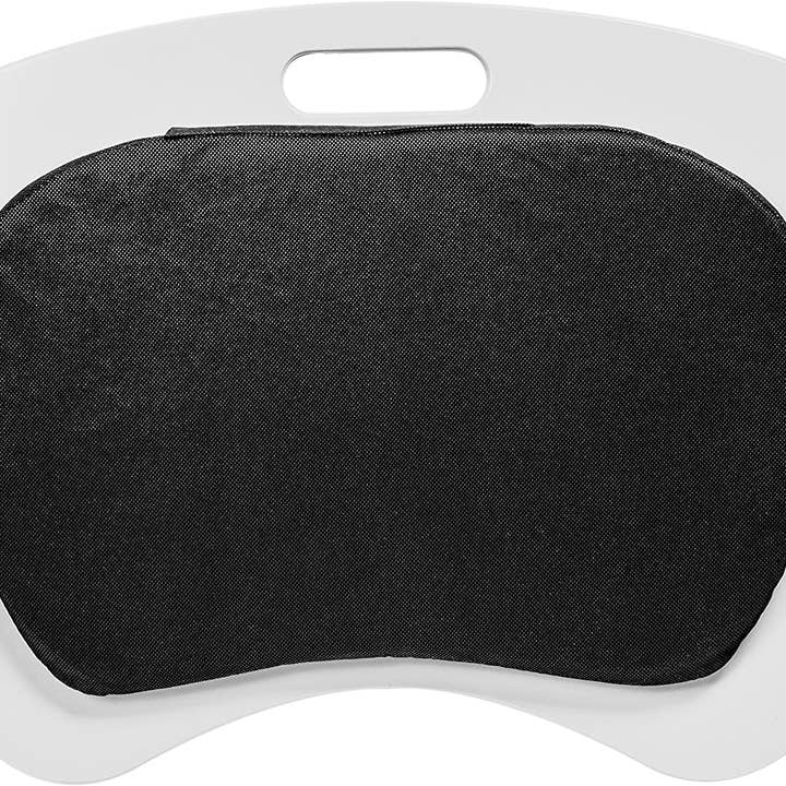 ShopBobbys – Großhandel Schreibtischunterlage – Honey-Can-Do tragbarer Laptop-Schreibtisch mit Griff, weiß, 23x16x2,5 Zoll