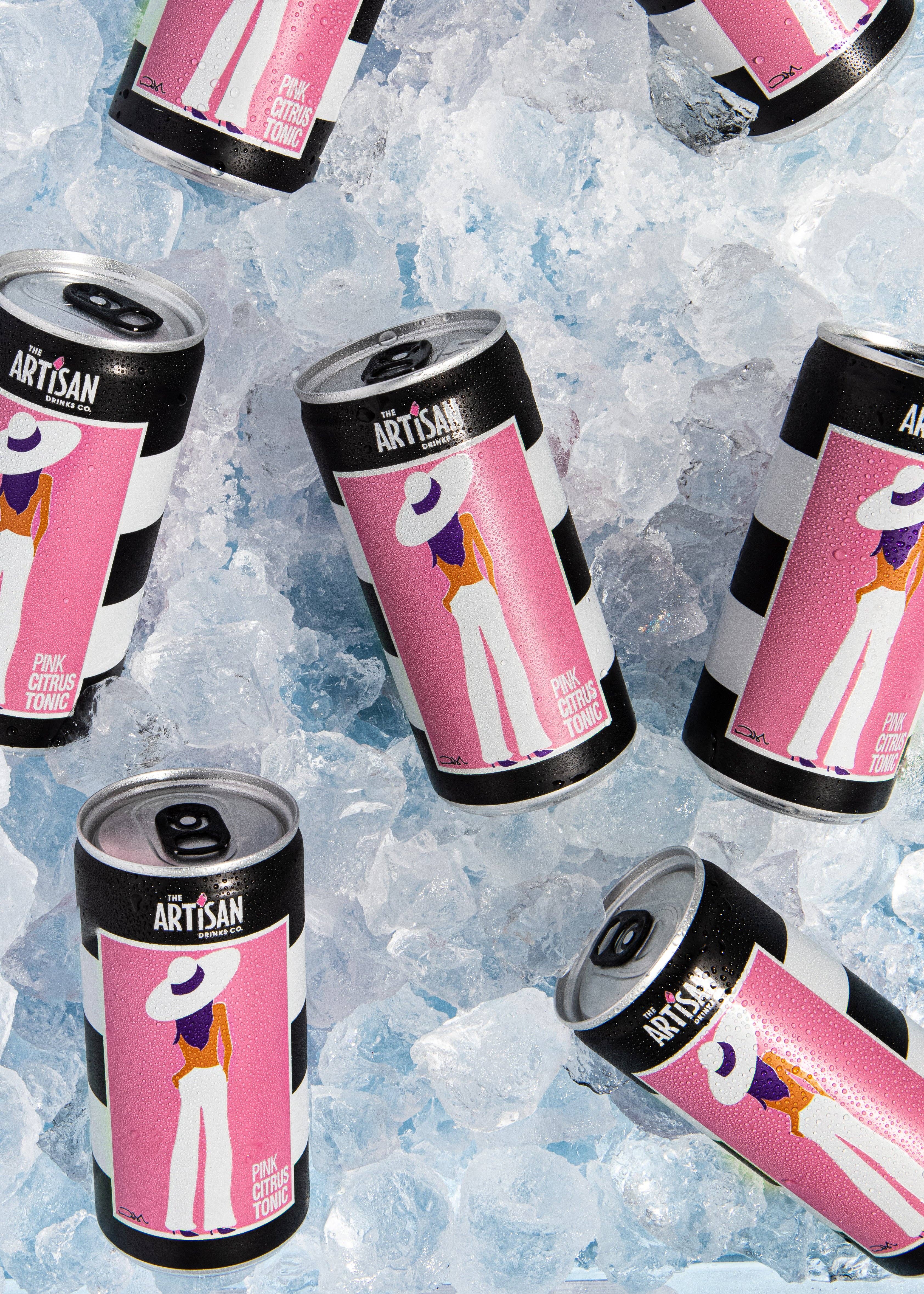 The Artisan Drinks Co. – wholesale Tonic – Pink Citrus Tonic 200mlx243