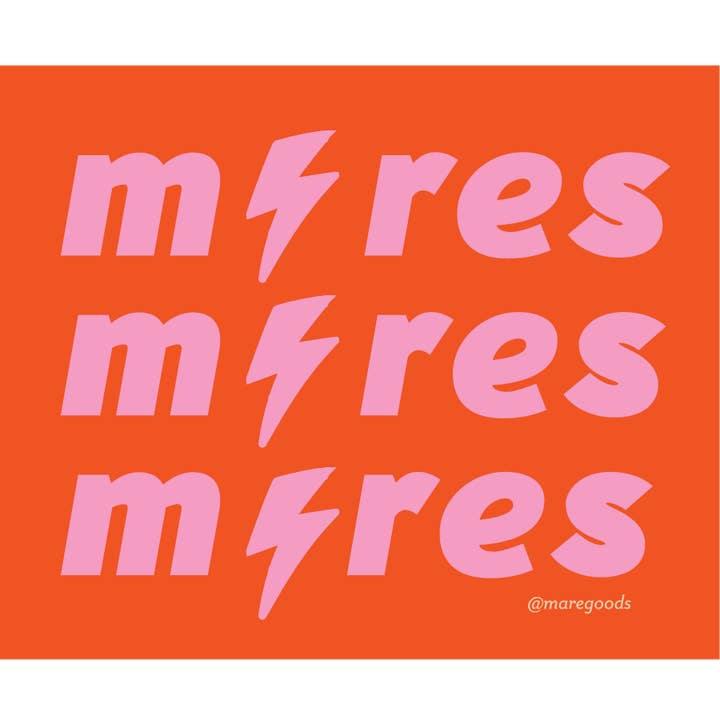 Autocollant Mares pour la vente par Mare Modern Goods
