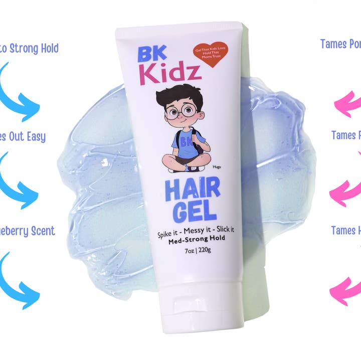 Bonsai Kids Hair Products - Wholesale Hair Styling Gel/Mousse - Kids & Toddlers Gel Wax 3.5 oz For Fast and Easy Styling - A