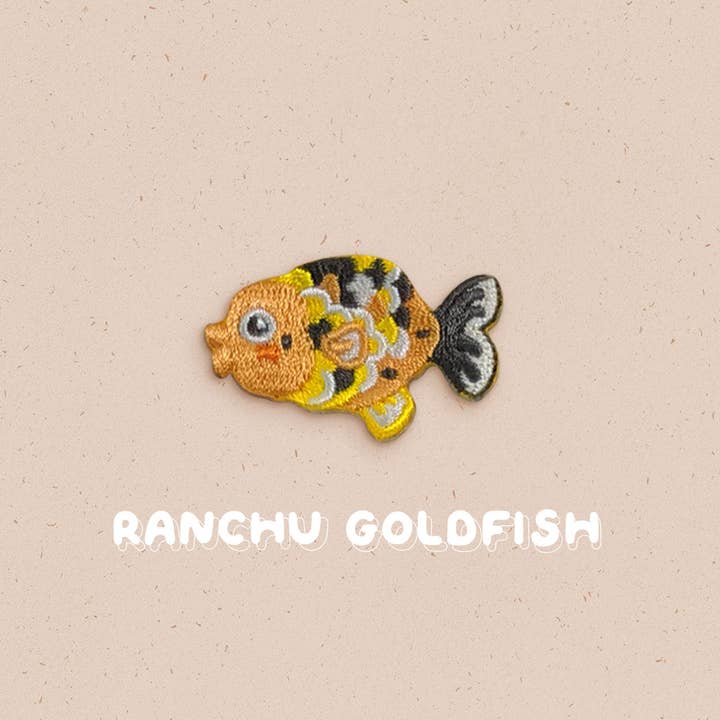 Ivycdraws - Vendita all'ingrosso Spilla da bavero - Spilla da ricamo Ranchu Goldfish