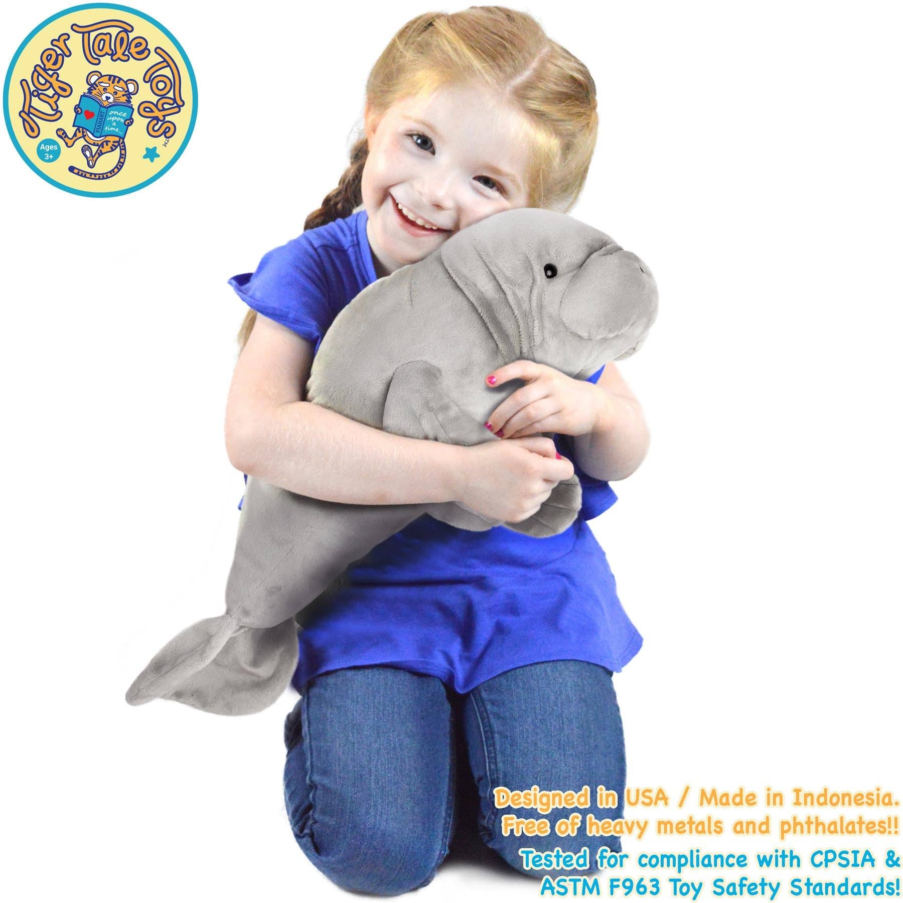 VIAHART Toy Co. - Wholesale Stuffed/Plush Toy - Kids & Baby - Morgan The Manatee | 21 Inch Stuffed Animal Plush | By Tiger2