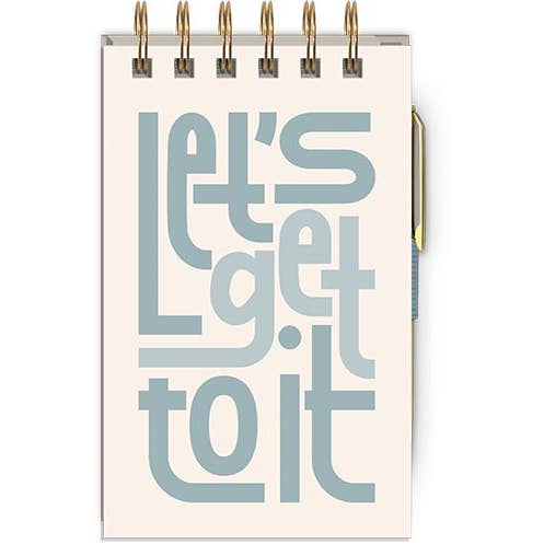 Jotter Notepad Mark My Words Get To It for wholesale by Lady Jayne