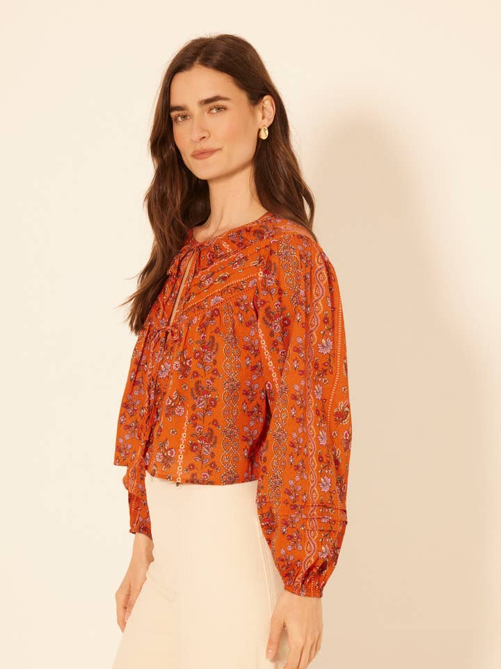 NL Wild Poppy Shira Top for wholesale on Faire0