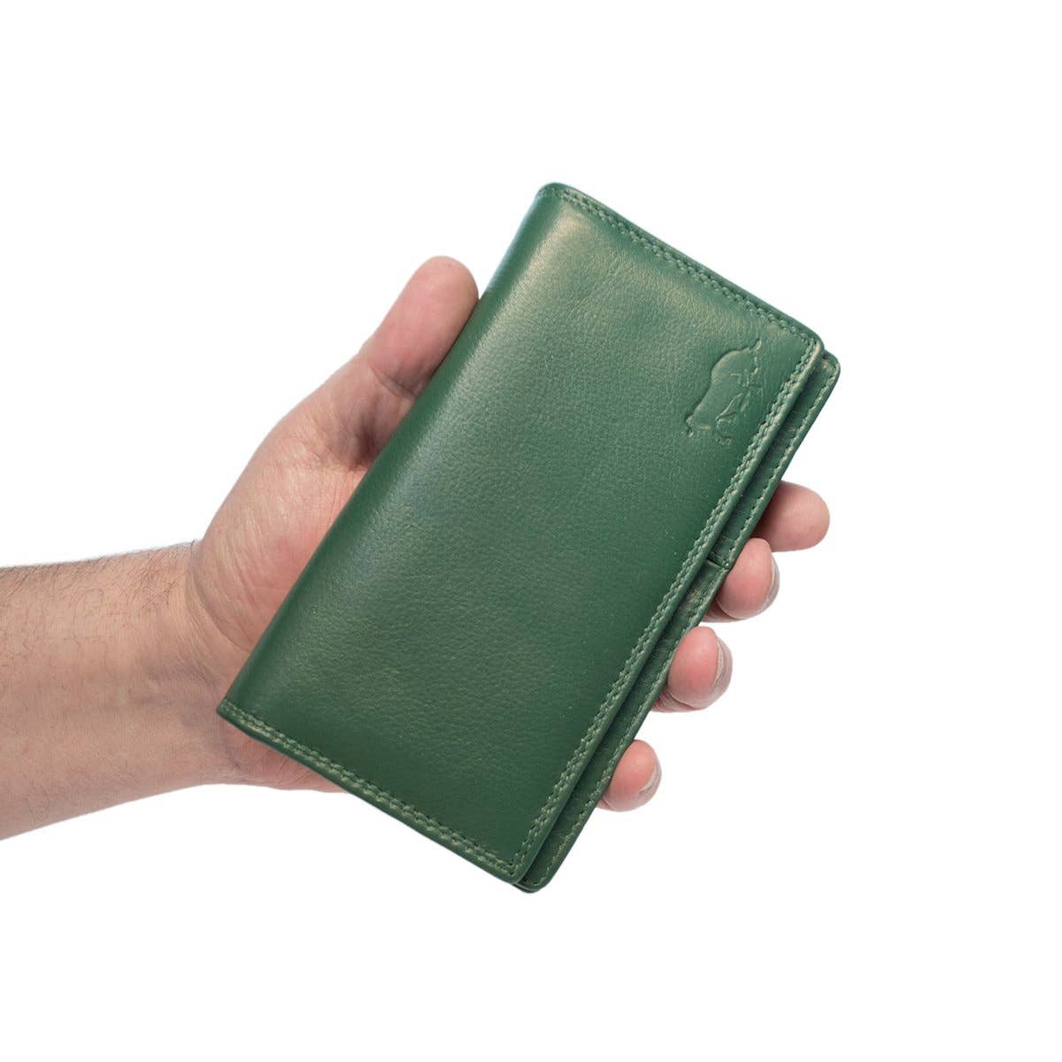 Arrigo - Wholesale Wallet - Women's - Leather Women's Wallet Green Leather - Ideal Women's2