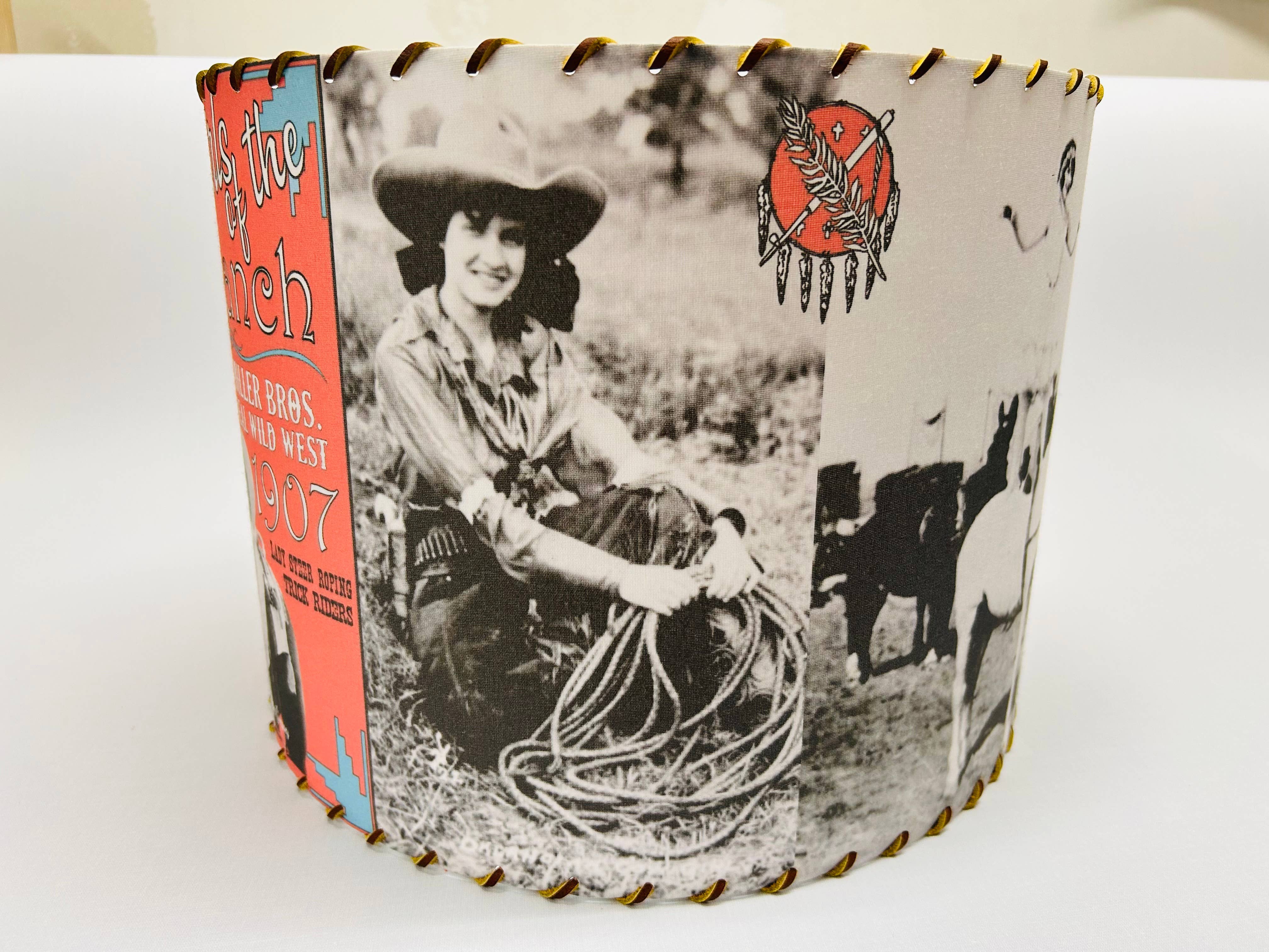 Red Dirt Ranch Clothing Company - Wholesale Lamp Shade - Lampshade Cowgirls of the 101 Ranch 1