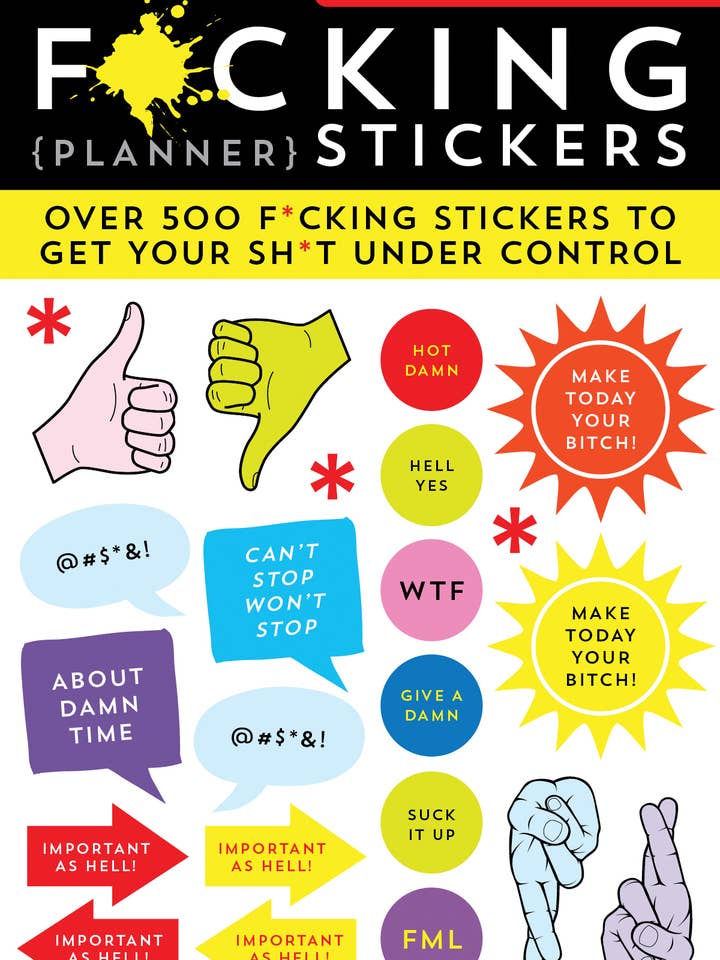 F*cking Planner Stickers for wholesale by Sourcebooks