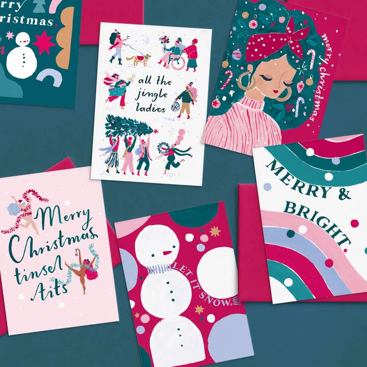 Sister Paper Co. - Wholesale Christmas Card - Let It Snow Christmas Card | Holiday Cards | Christmas Cards1