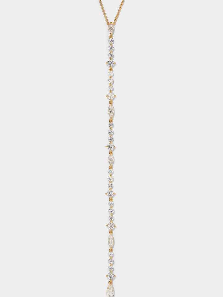 COLLIER CASSI CZ EXTRA LONG Y pour la vente par NADRI