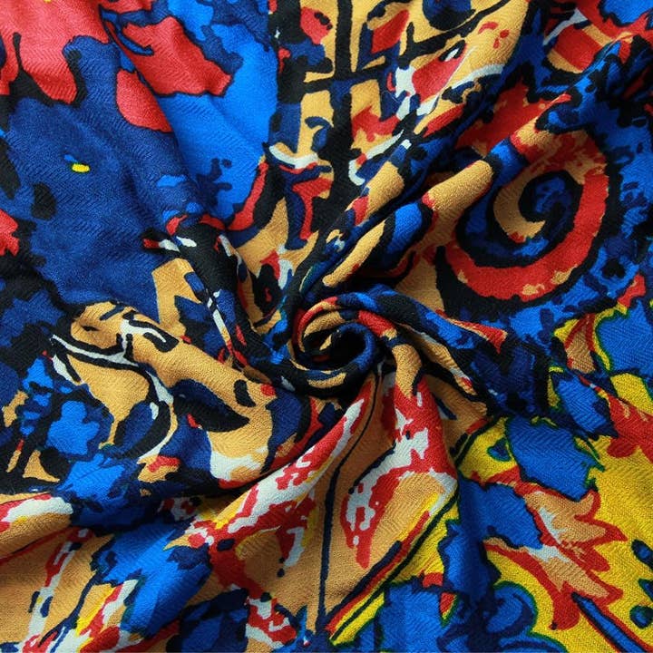 Mombasa Sunrise Wollschal für den Großhandel von Scarflings