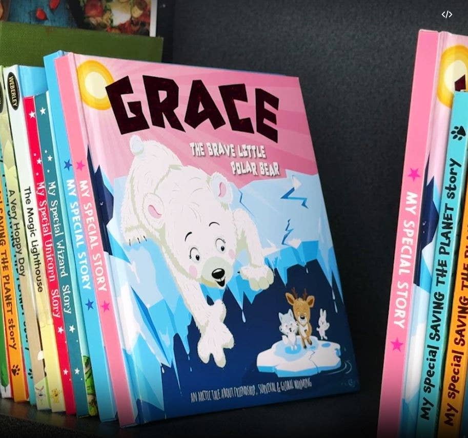 The H&H Group - Wholesale Display Book - Polar Bear Storybook Display & Stock1