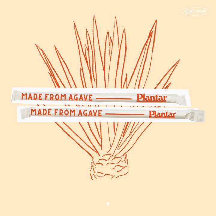 Agave Straws - Wrapped (2000ct) for wholesale by Casa Plantar