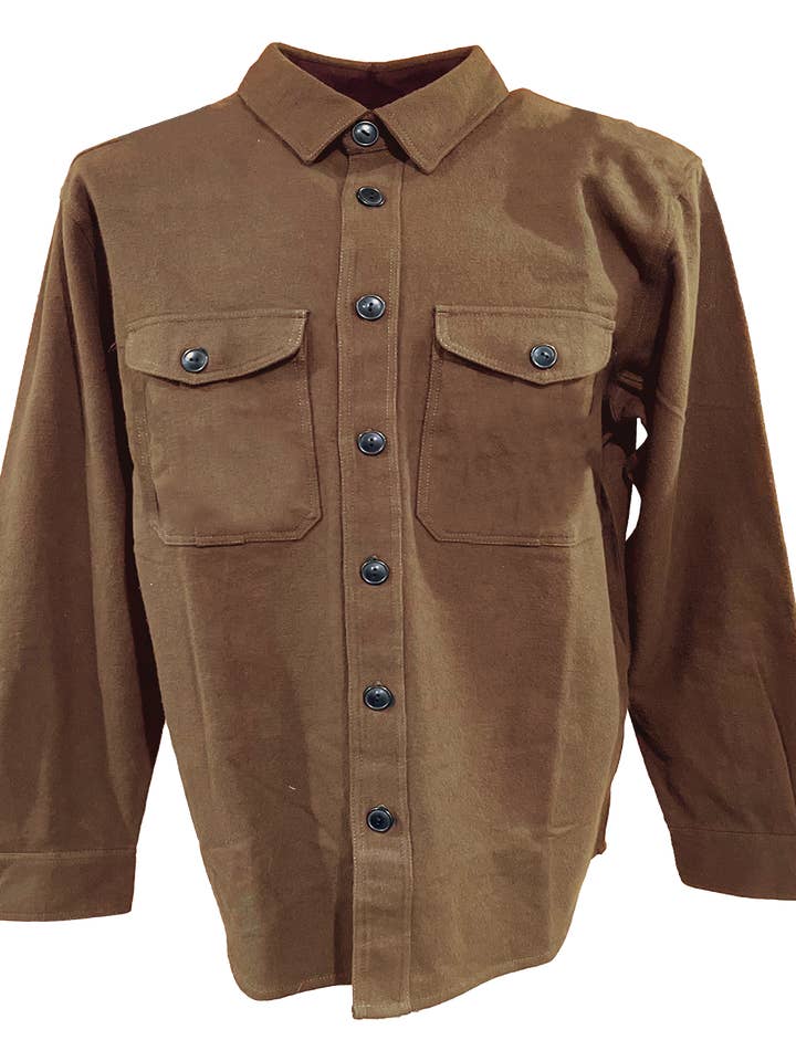 9 OZ Men’s Solid Flannel - Reg for wholesale by Woolly Dry Goods