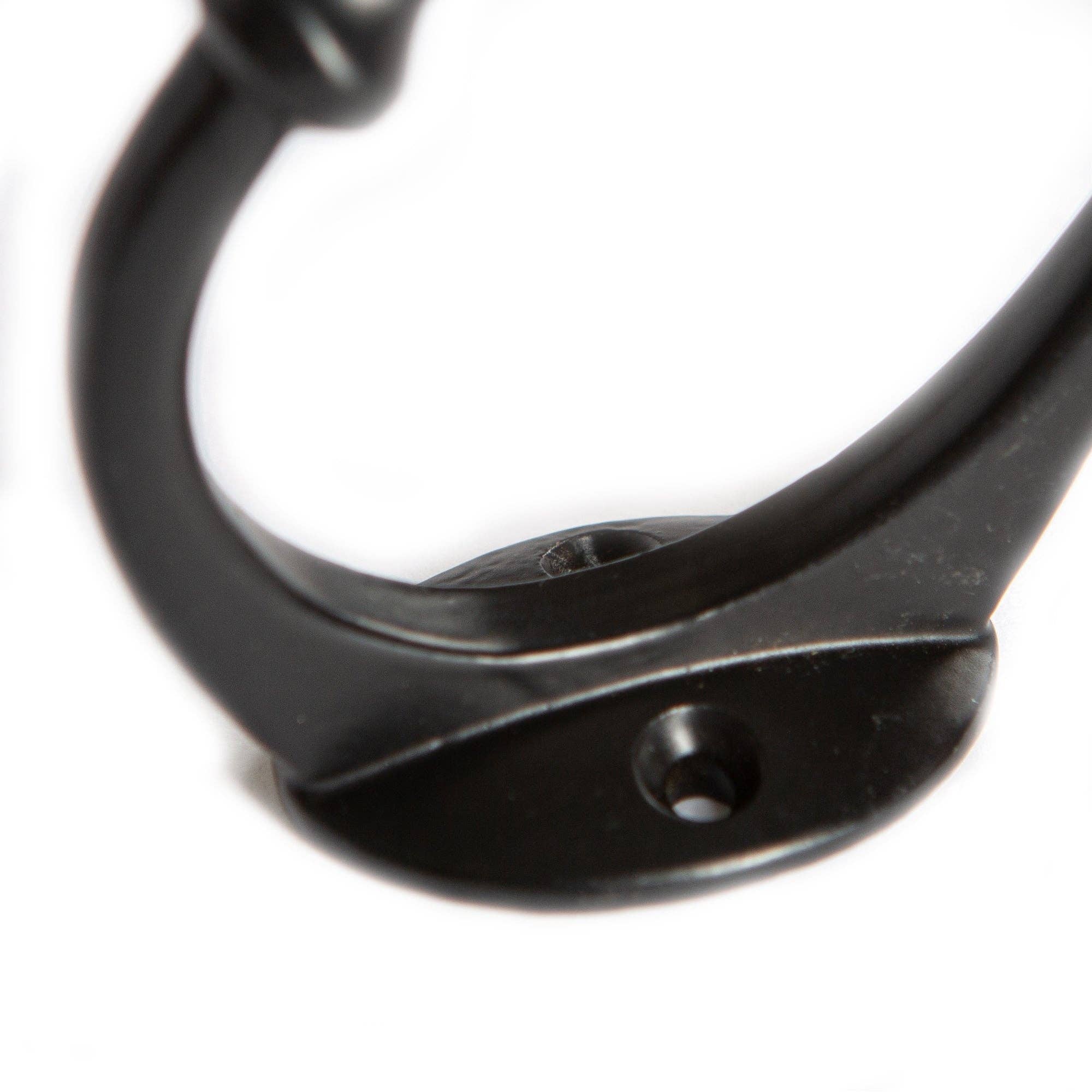 Rinkit Ltd – wholesale Wall hook – Ceramic Flower Hat & Coat Hook - W30mm x H140mm - Black7