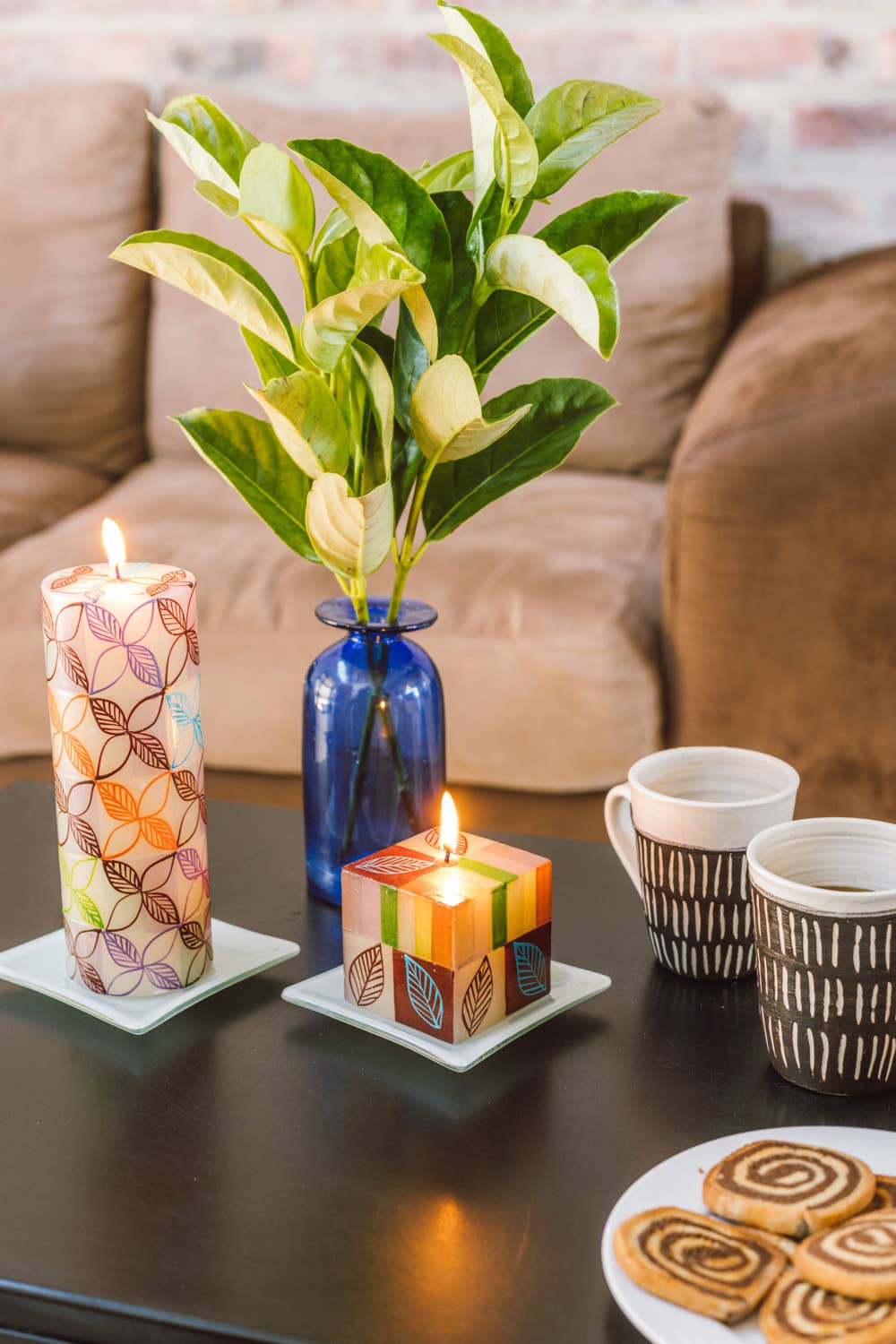 Thumbprint Artifacts - Wholesale Tapered Candle/Candlestick - Magic Garden Candle8