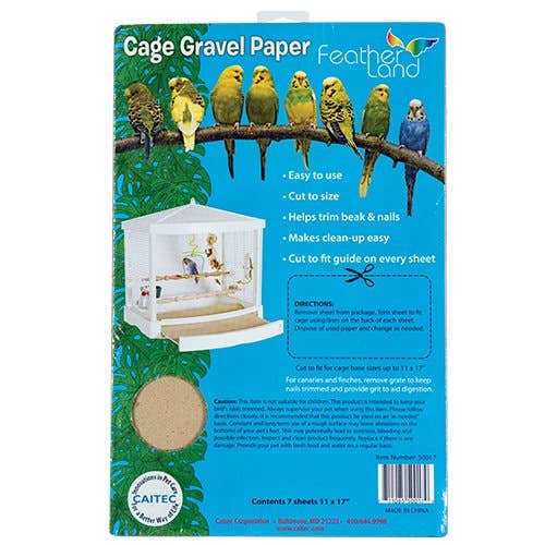Cage Gravel Paper for wholesale by Caitec Inc