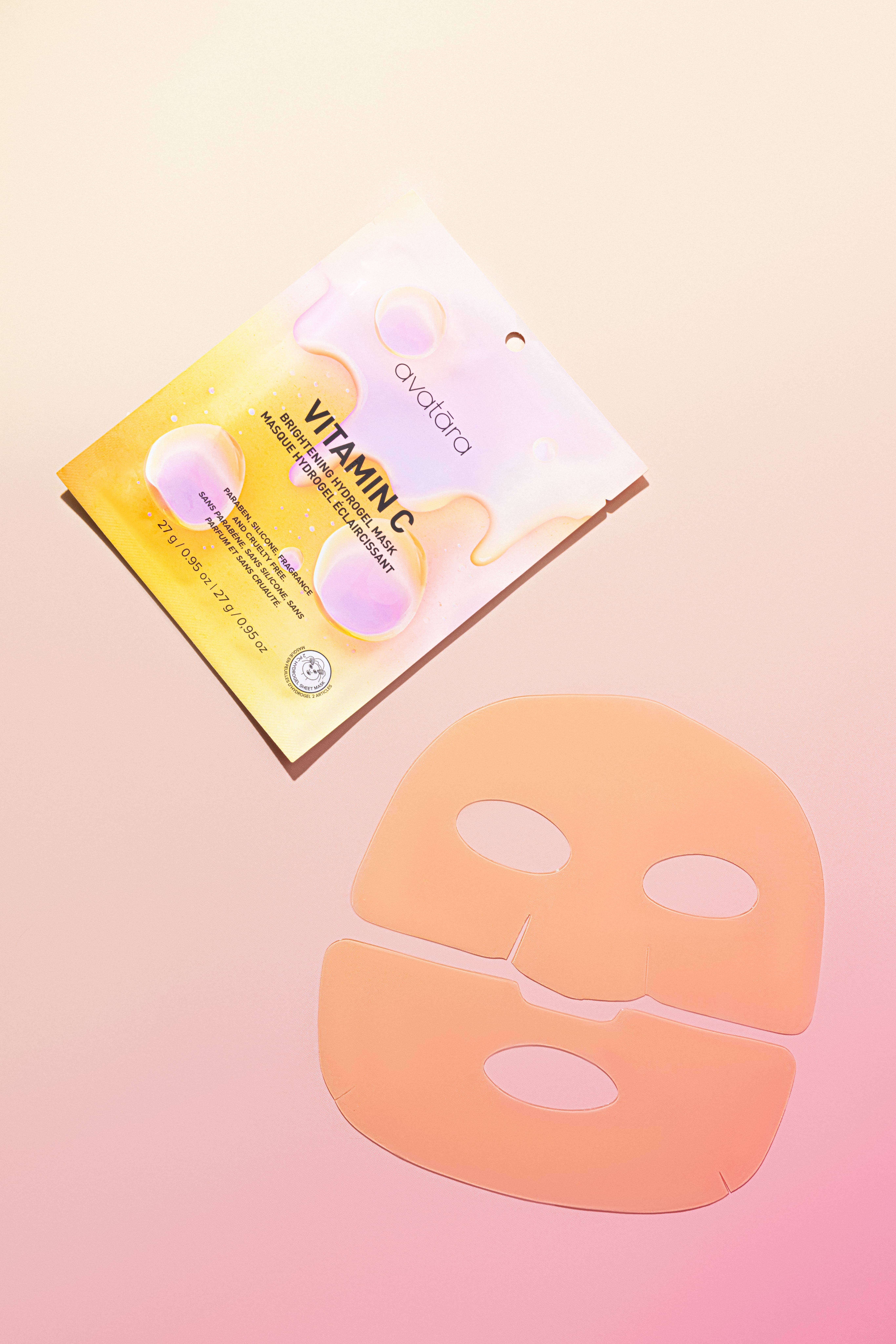 Avatara - Wholesale Skincare Face Mask - Vitamin C Brightening Hydrogel Mask2