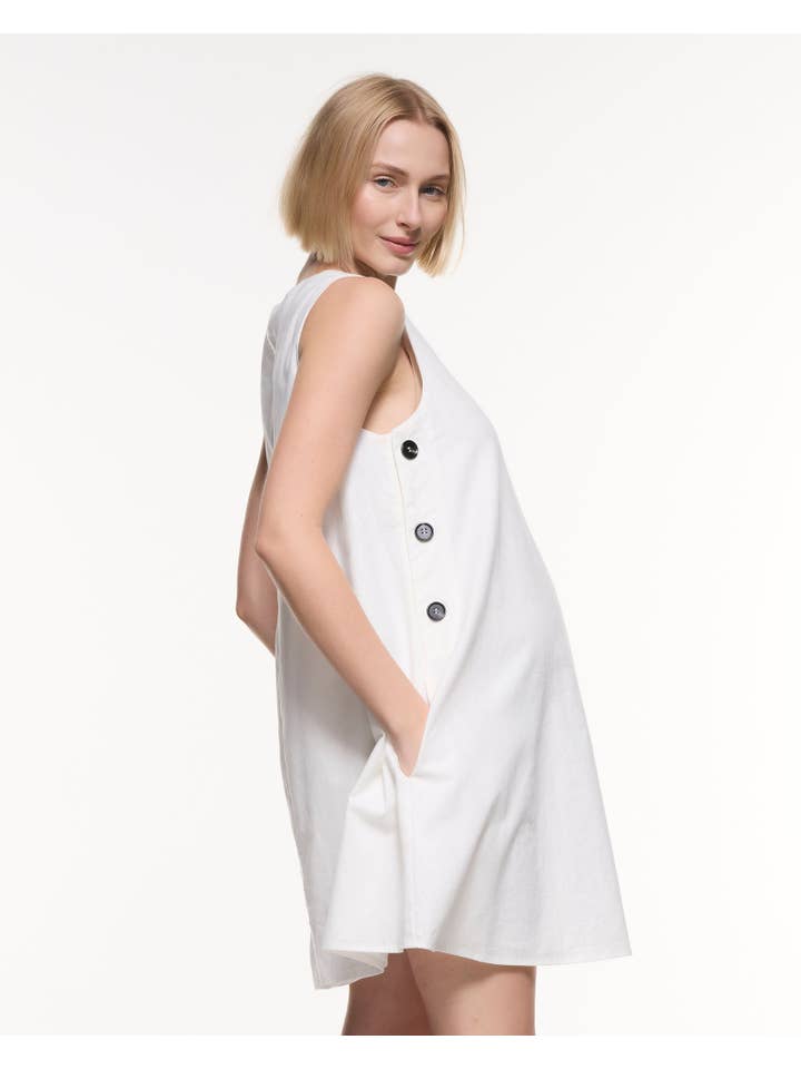 Soon Maternity - Wholesale Dress – Maternity - Maeve Linen Feeding Dress1