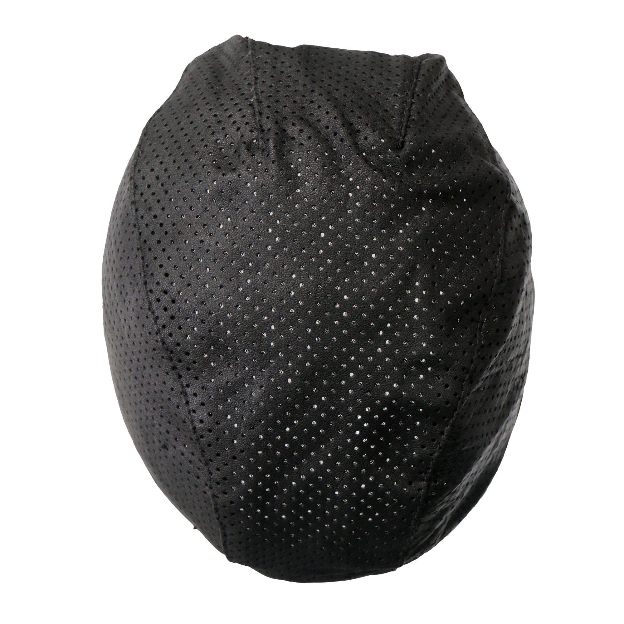 Hot Leathers Black Perforated Medium Weight Leather Head Wrap HWL1010 for wholesale on Faire6