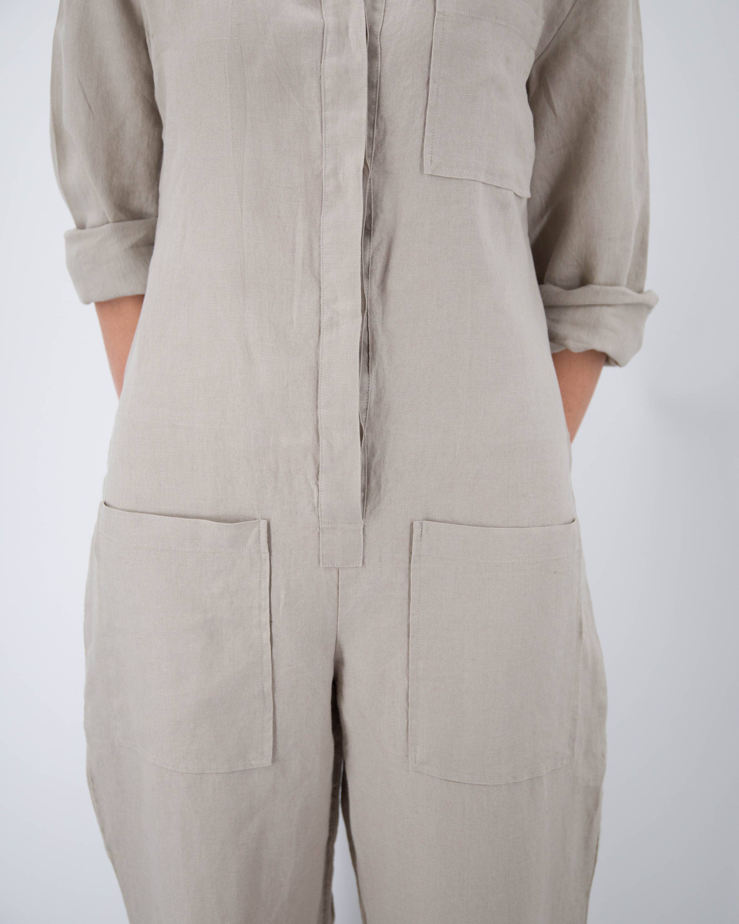 Sunday Morning - Wholesale Jumpsuit - Women's - Isabelle Linen Jumpsuit3