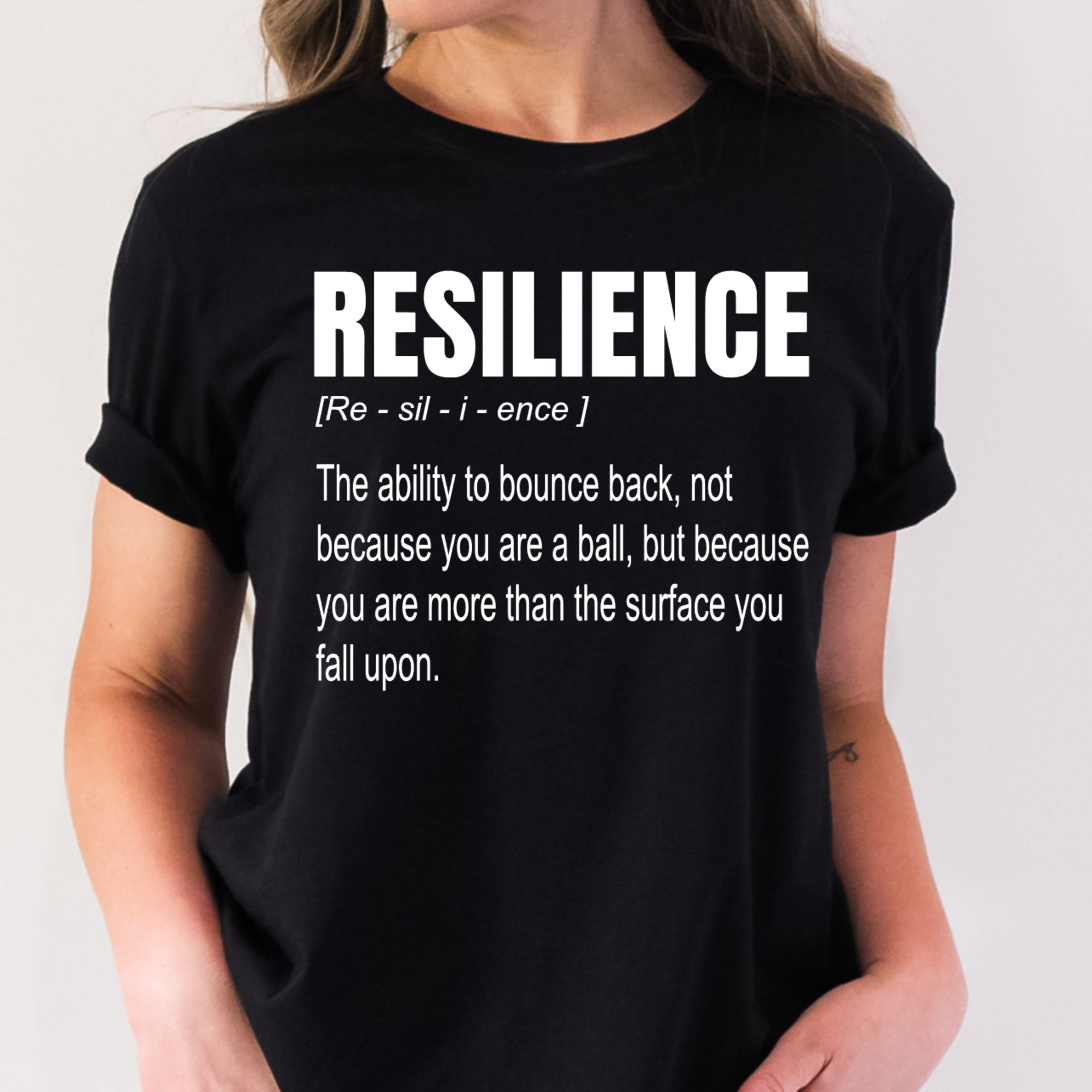 Stormy Vision - Wholesale Shirt - Women's - Resilience Definition T-Shirt | Mental Health Clothing7