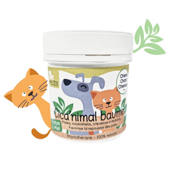 Natural healing balm 80g - Cica'nimal for wholesale by Kas Tête