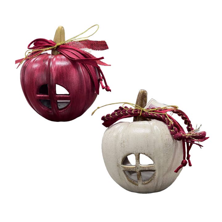 Keramisk pumpaljushållare för wholesale av So Blue Greek Ceramics and Gifts