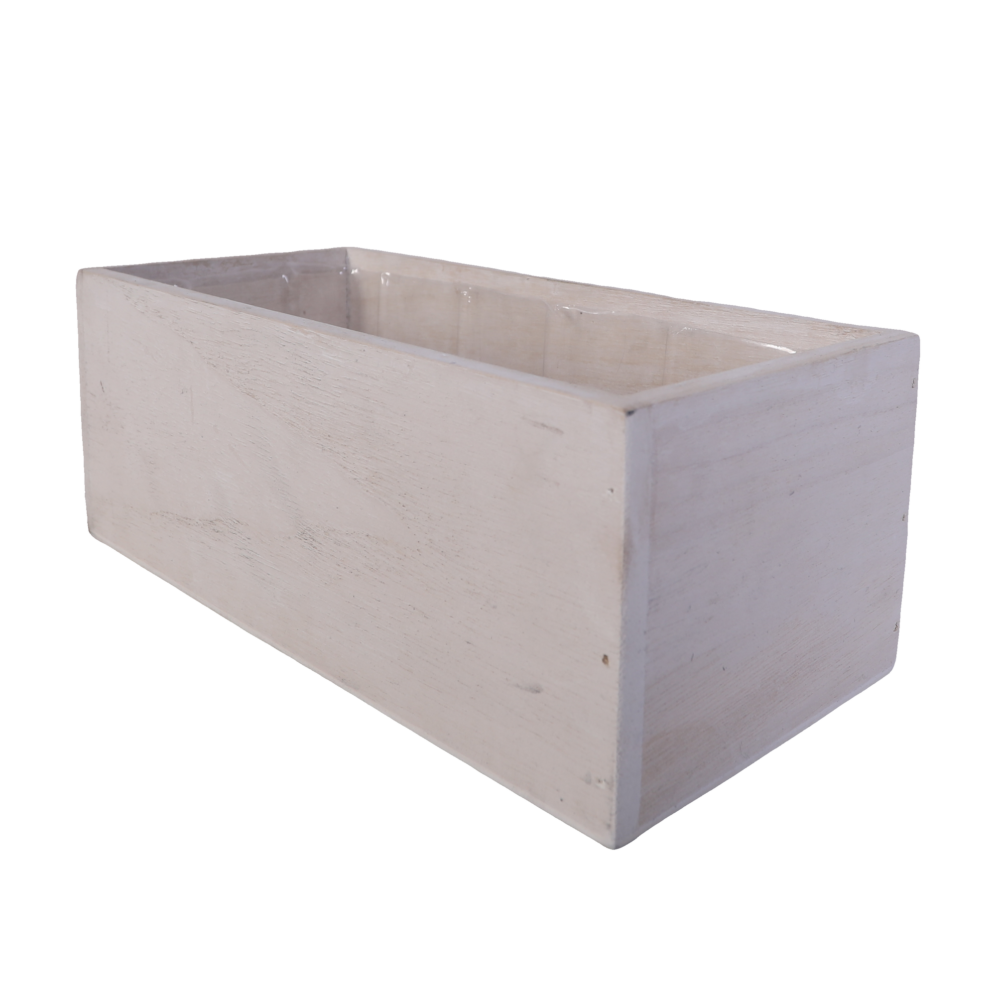 SWS BASKETS AND HOME DECOR - Wholesale Planter Box - Wood Planter Boxes with Liner Floral Accessories 10x4.54