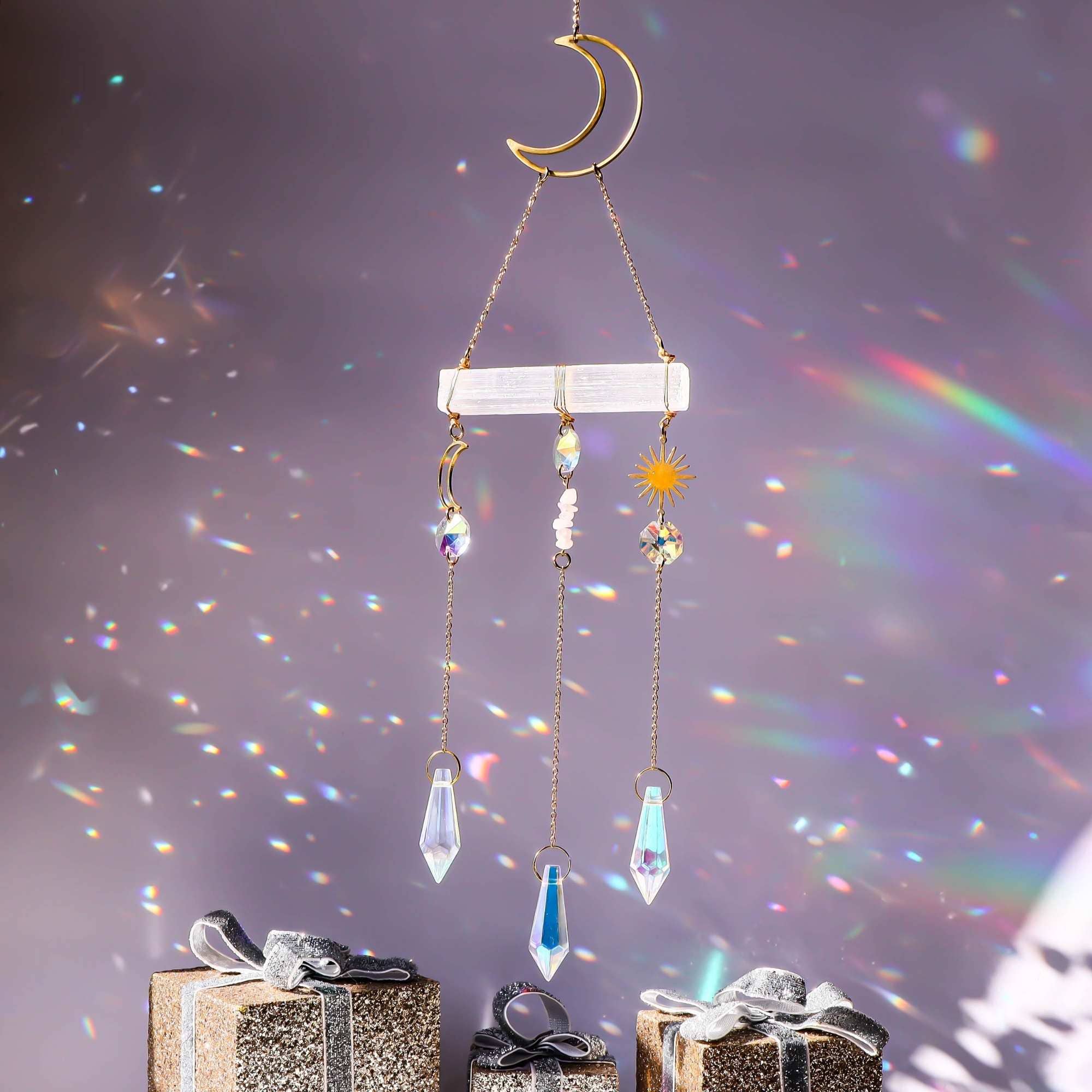 LilAryenne | Jewelry & Suncatchers – wholesale Suncatcher – Selenite Suncatcher - Crystal Window Decor Gift1