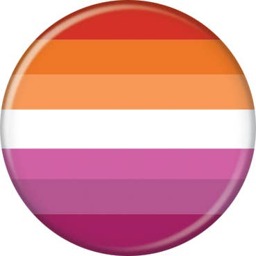 Lesbian Flag Button for wholesale by Ata-Boy