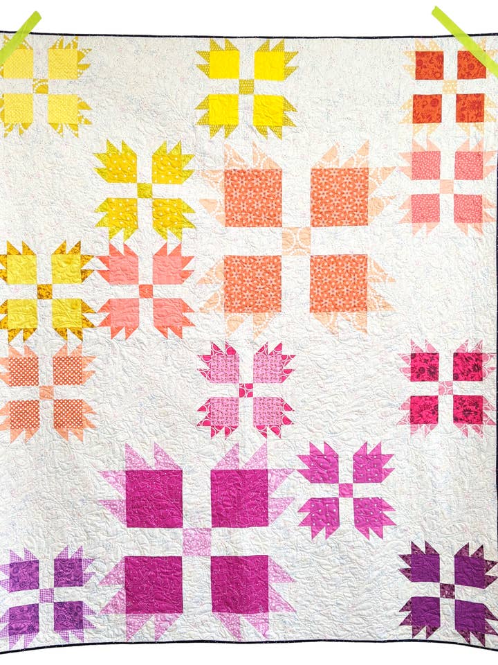 Wild Tracks PAPER Quilt Pattern for wholesale by Slightly Biased Quilts