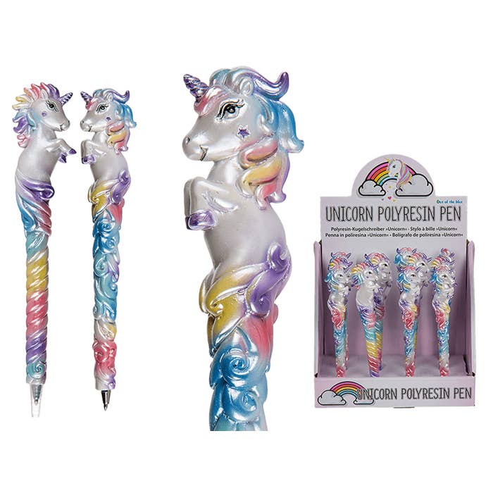 Out of the blue KG - Wholesale Pen - Polyresin pen, Unicorn,