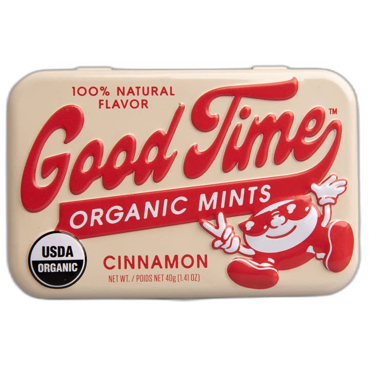 Big Sky Brands Inc. - Wholesale Mints - Good Time Organic Mints - Cinnamon - 48ct