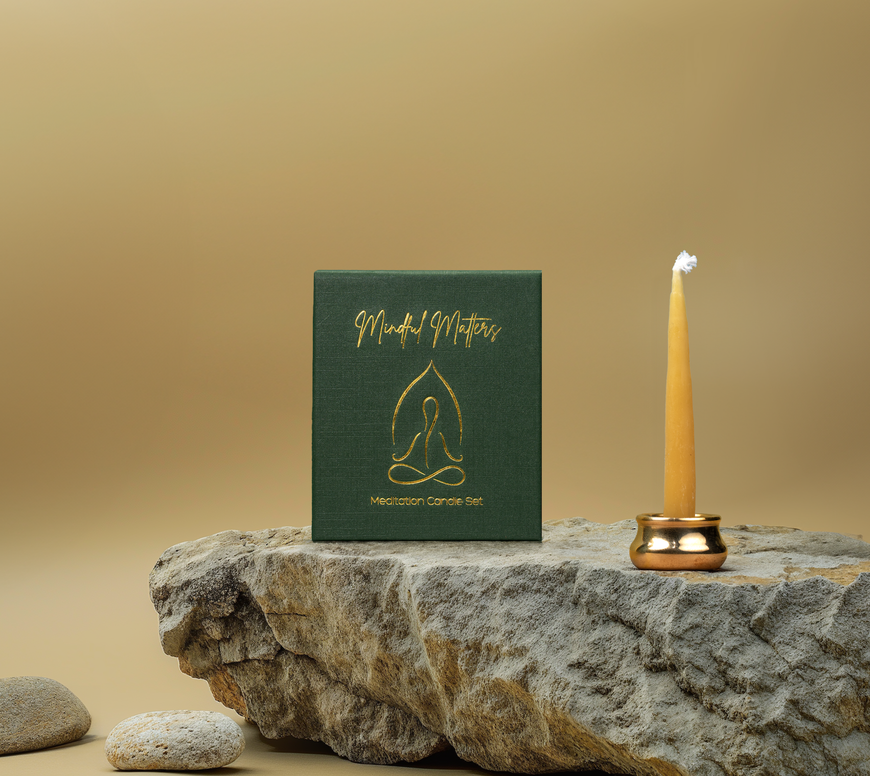 Mindful Matters - Wholesale Tapered Candle/Candlestick - Meditation Candle Set3