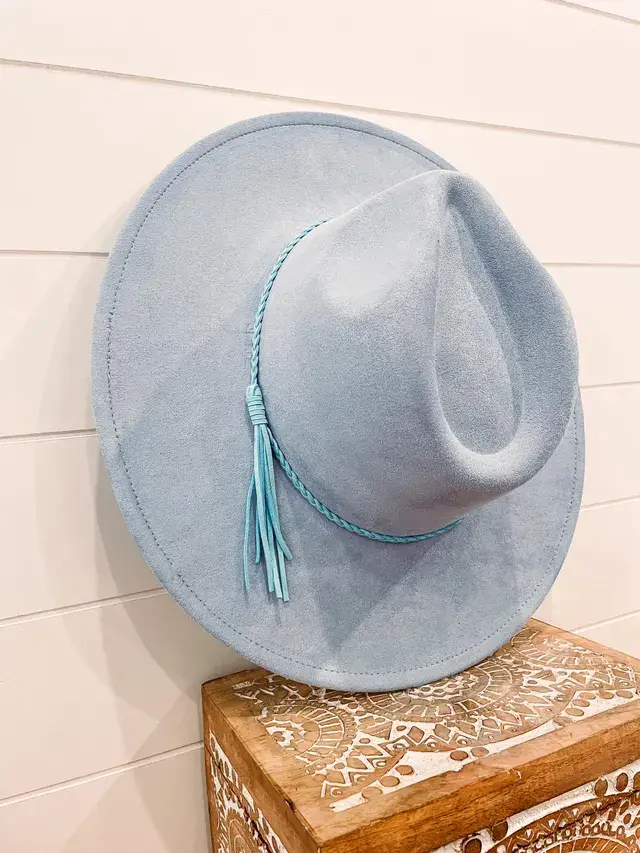 Willie & Dolly Designs - Wholesale Fedora - Women's - Blank Vegan Suede Hat13
