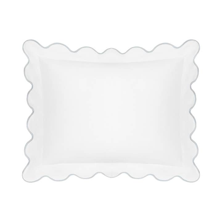Home Treasures Linens - Wholesale Bedding Pillowcase/Sham - Honeycomb Sham (Scalloped Flange)
