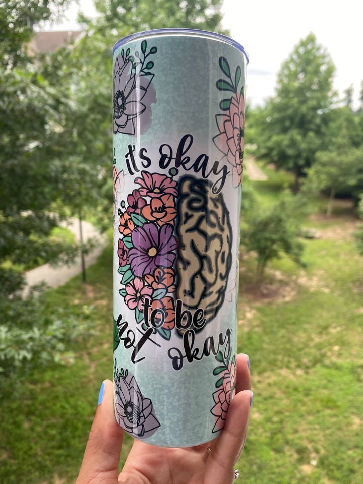 It's Ok To Not Be Ok Gobelet à Sublimation pour la vente par 1989 Co.