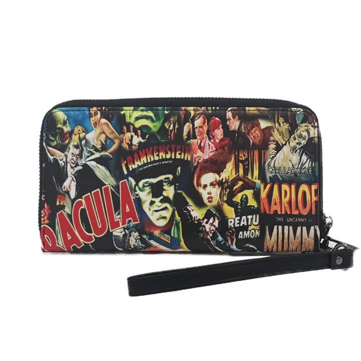Universal Monsters Clutch Handbag for wholesale by Shady Front