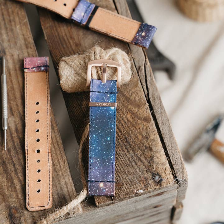 Correa de cuero para reloj Samsung Galaxy Style para venta al por mayor de Inky Goat