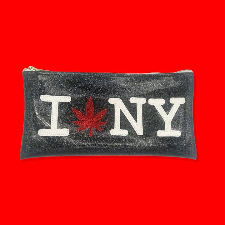 KushKards - Wholesale Clutch Bag - Women's - I Weed NY Kush Clutch Stash Bag1