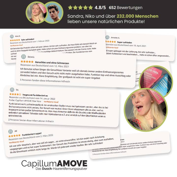 SANUUS® Better Living - Wholesale Product voor lichaamsontharing - Capillum AMOVE AthleticX ontharingspoeder8