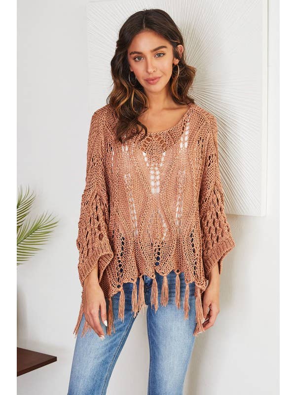 VENTI6 - Wholesale Poncho - Women's - DRAFT ITEM Poncho