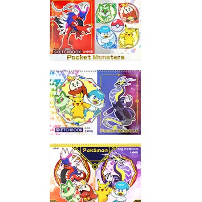 BCZShop - Wholesale Sketchbook/Sketchpad - POKEMON SKETCHBOOK