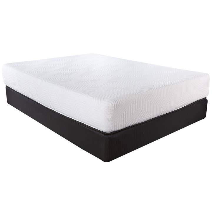 Matelas hybride en mousse à mémoire de forme Lux de 10,5" et à ressorts ensachés Queen pour la vente par American Smart