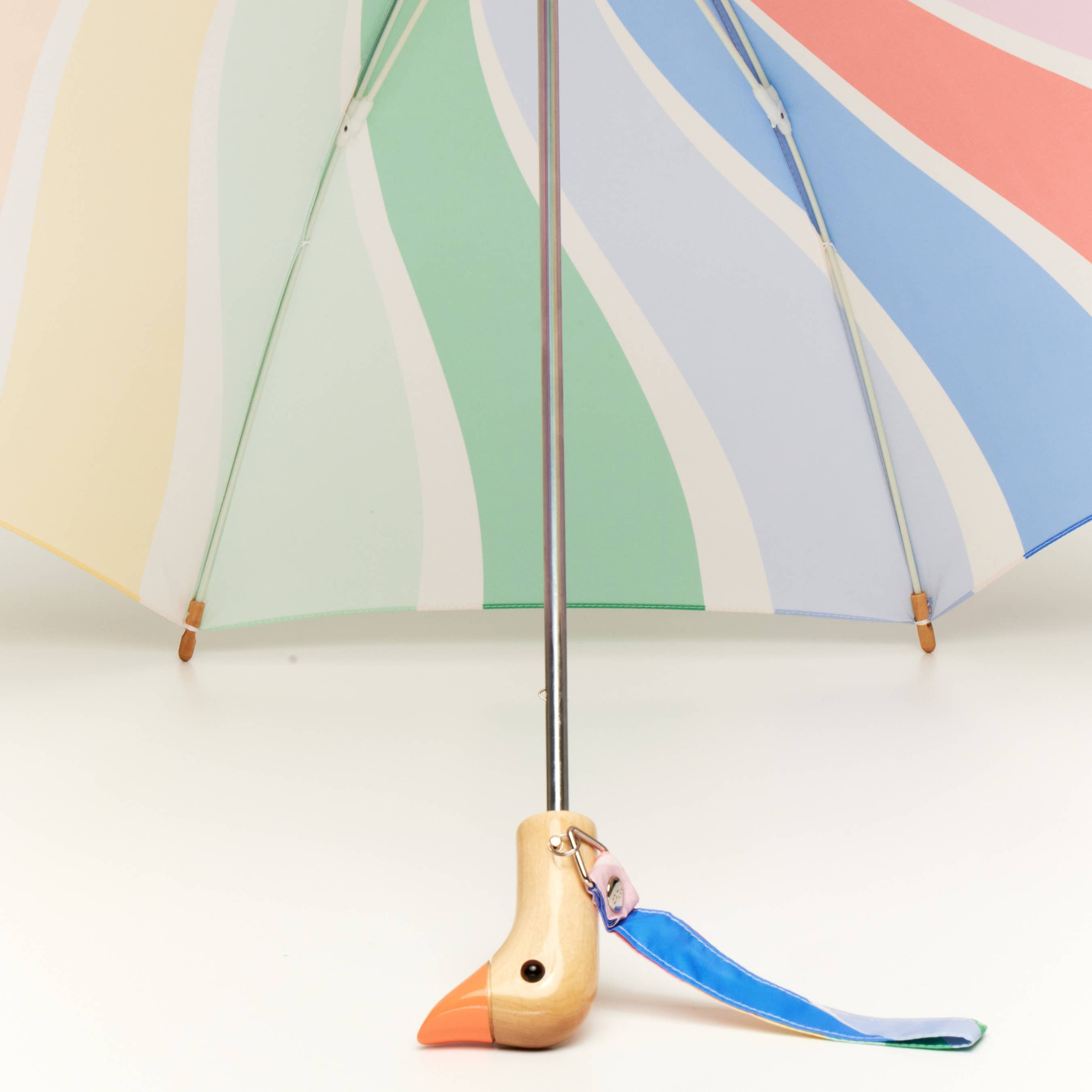 Original Duckhead UK – wholesale Umbrella – kids – Limited Meri Meri Rainbow Stripes Children's Umbrella1