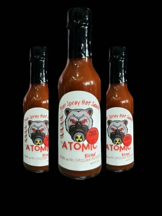 Bear Spray Hot Sauce - Wholesale Hot Sauce - Bear Spray Hot Sauce - The Atomic Blend1