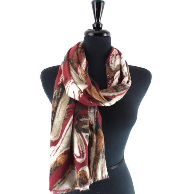 Pretty Persuasions - Wholesale Scarf - Women's - S25209 Fall Print Scarf6