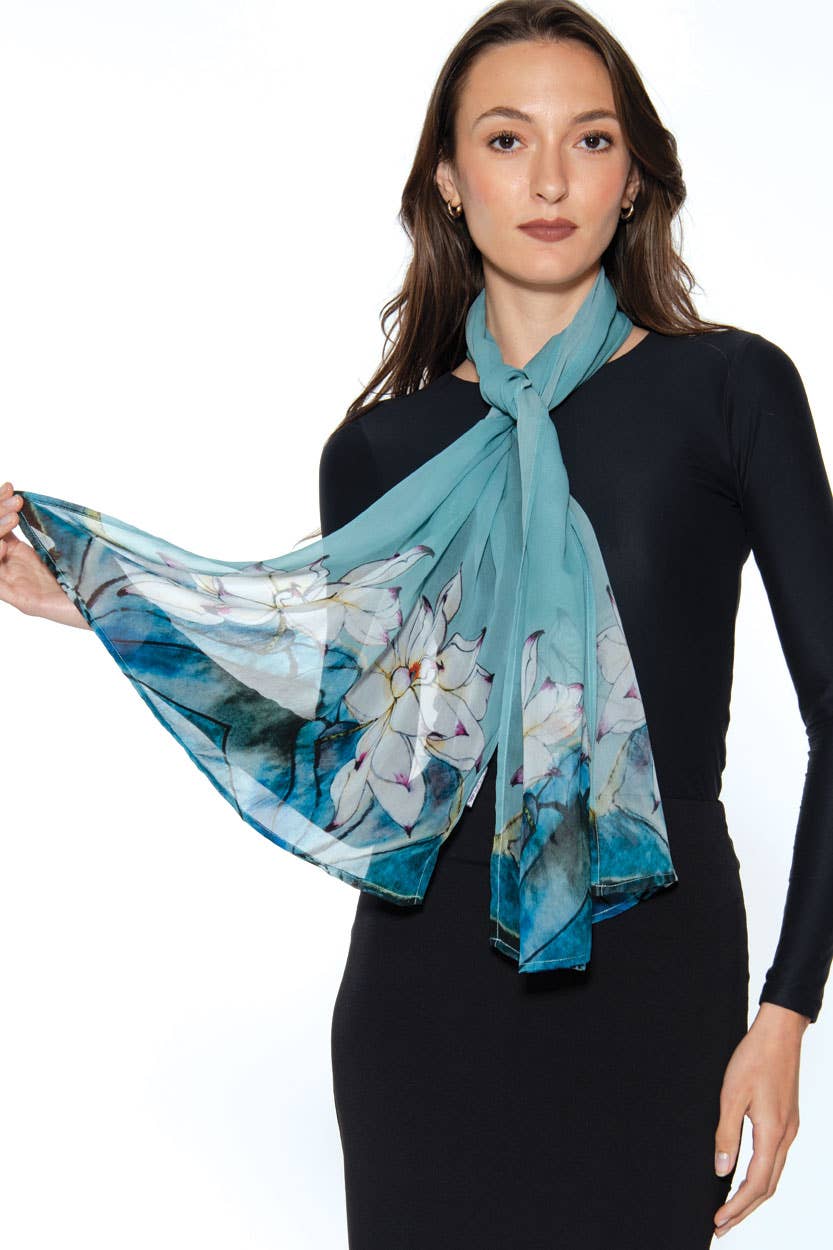 Sevya Handmade - Wholesale Scarf - Women's - Akira Chiffon Scarf2
